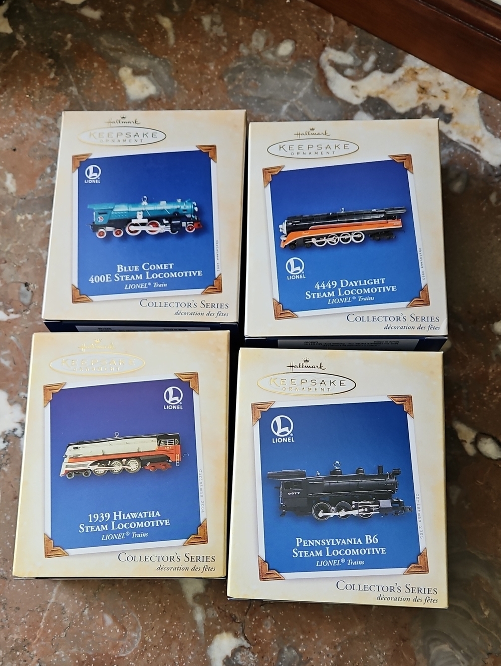 NWT Vintage 2002-2005 Lionel Steam Locomotives Set Of Four